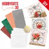 Dot and Do Cards 30 - Berries Beauties - Poinsettia