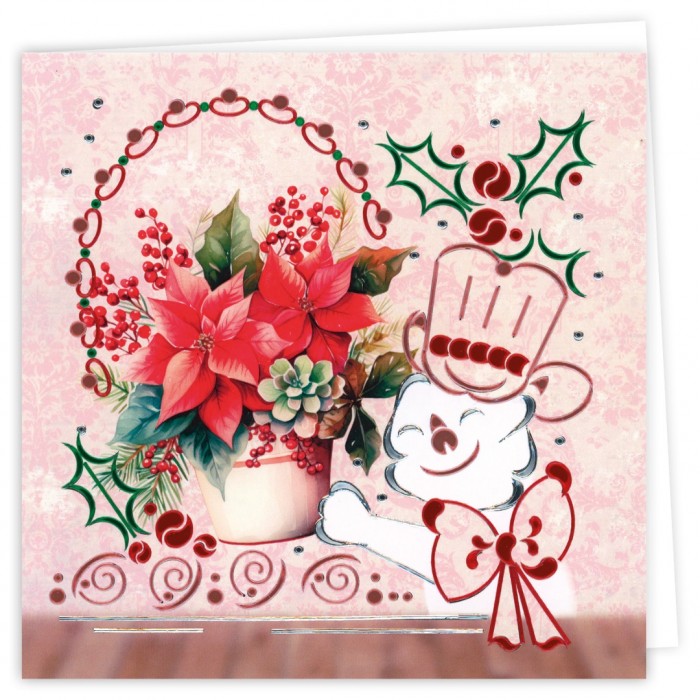 Dot and Do Cards 30 - Berries Beauties - Poinsettia