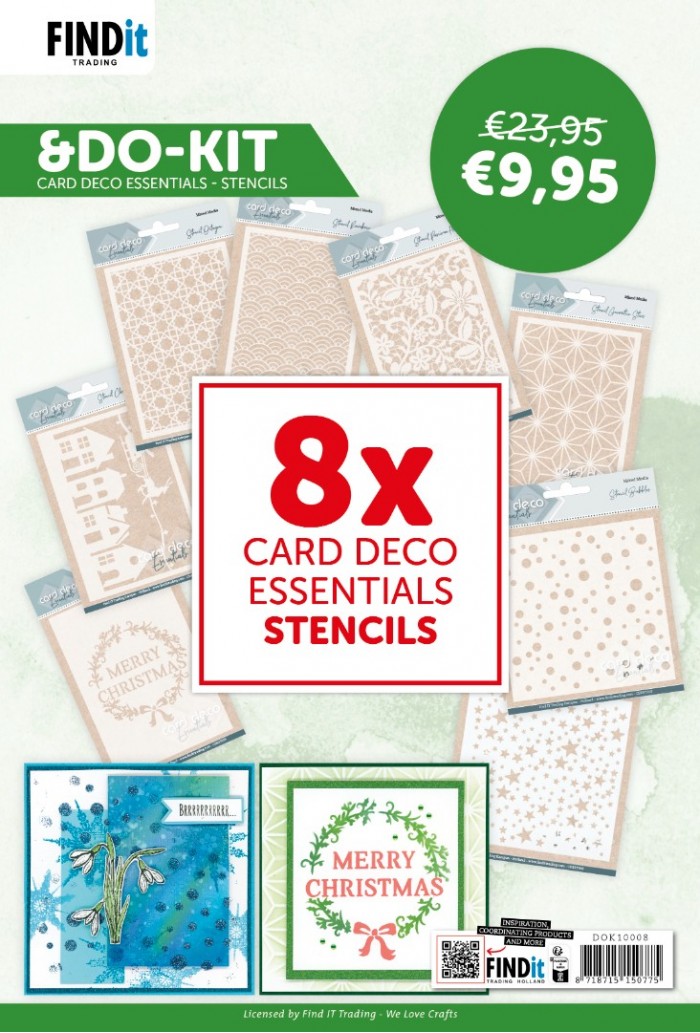 &DO-KIT – Card Deco Essentials Stencils (8x)