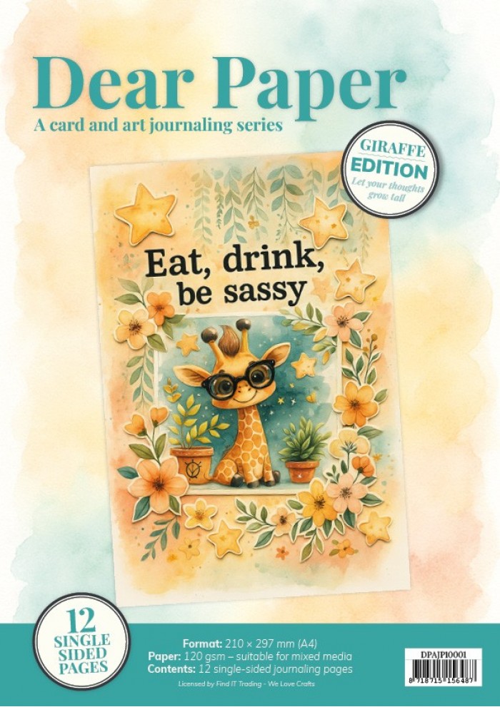 Dear Paper - A Card and Art Journaling Serie  - Photos - Giraffe