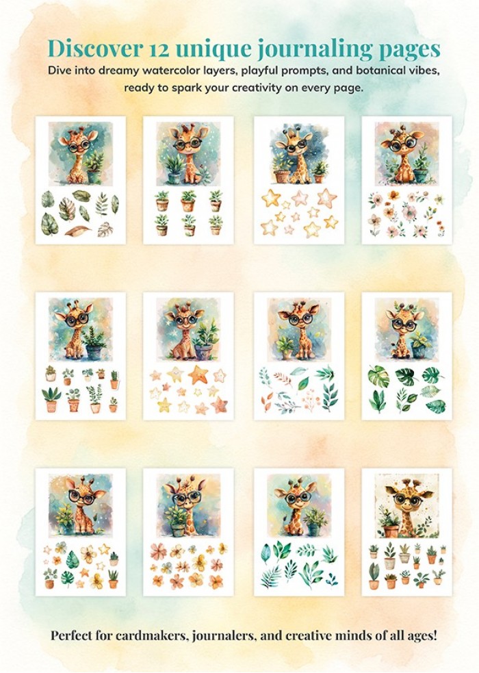 Dear Paper - A Card and Art Journaling Serie  - Photos - Giraffe