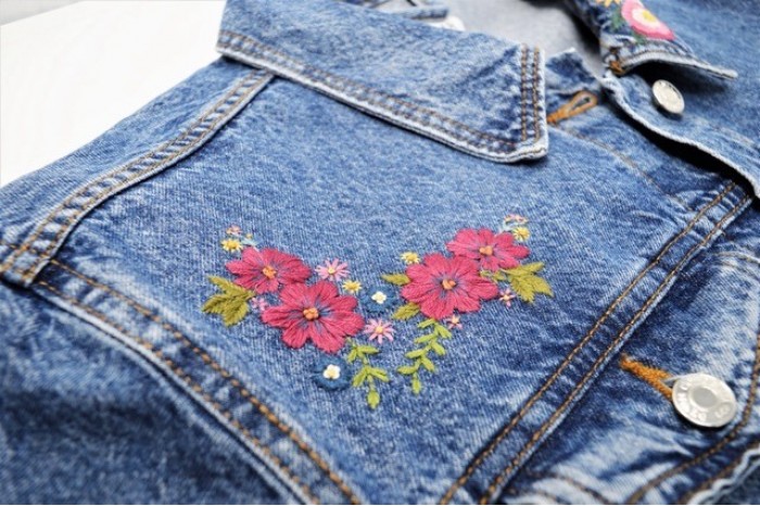 Stick and Stitch Tropical Blooms