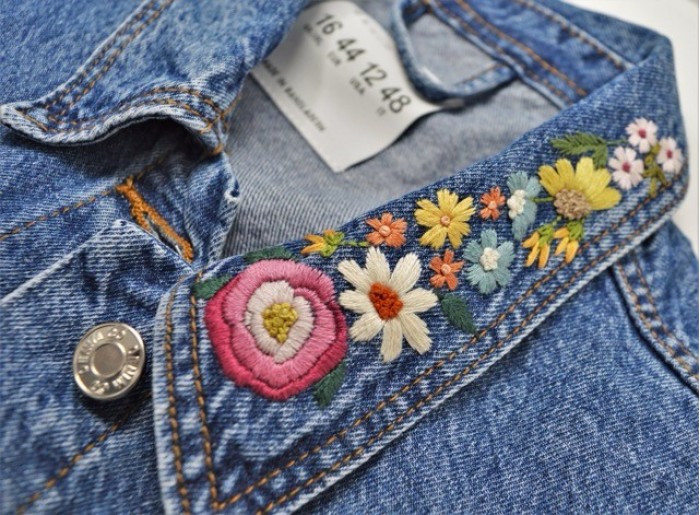 Stick and Stitch Tropical Blooms