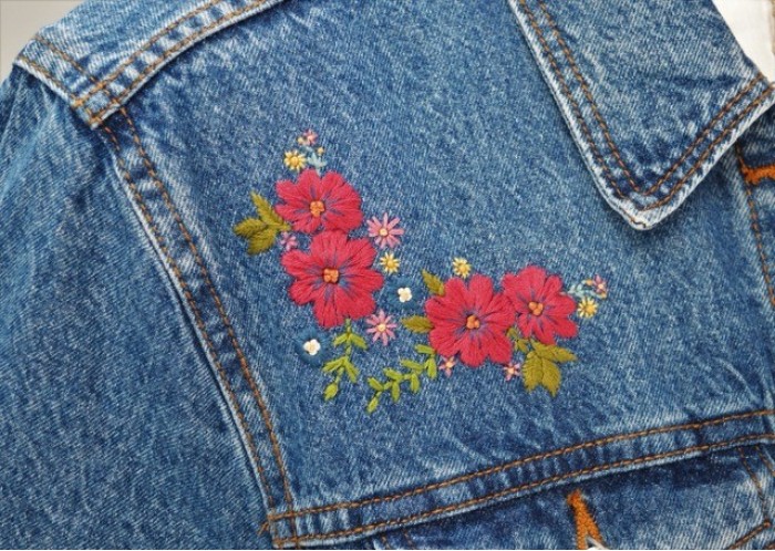 Stick and Stitch Tropical Blooms