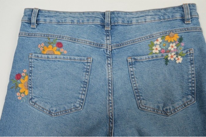 Stick and Stitch Tropical Blooms