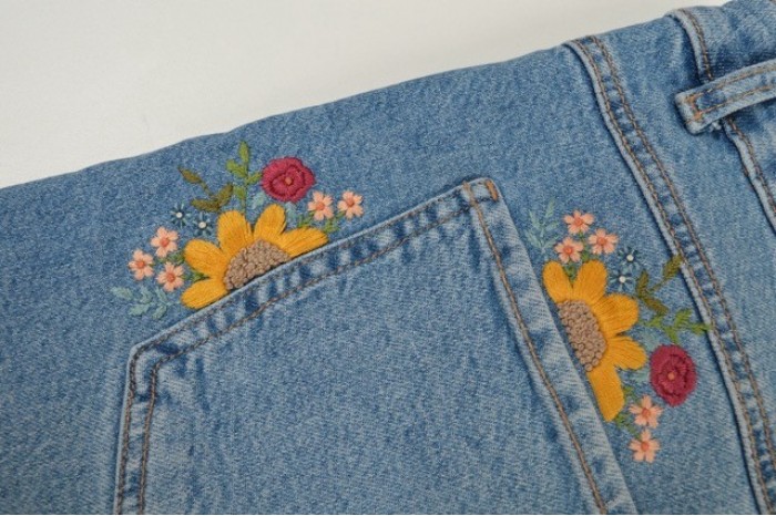 Stick and Stitch Tropical Blooms