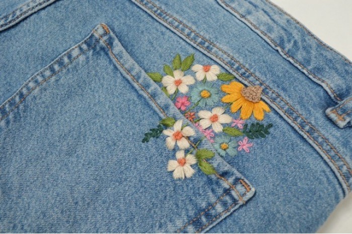 Stick and Stitch Tropical Blooms