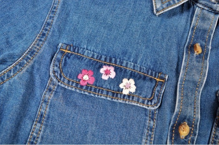 Stick and Stitch Tropical Blooms