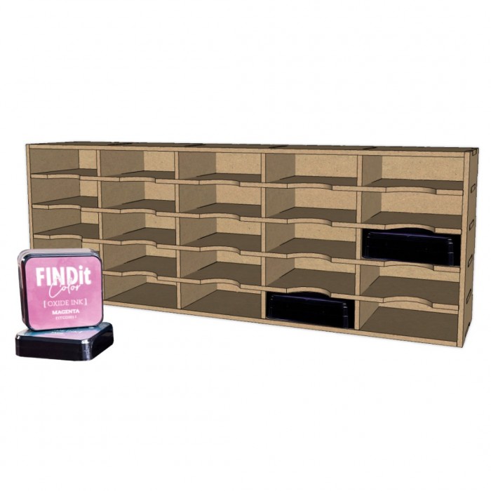 Ink Pad Box – Organizer voor 25 inktkussens