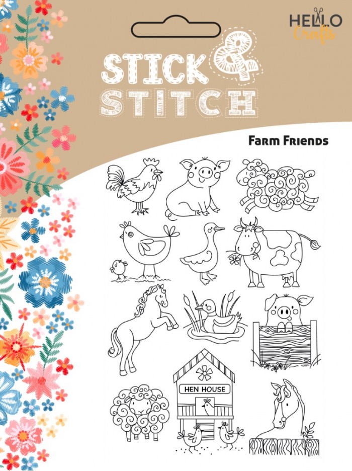 Stick and Stitch Farm Friends
