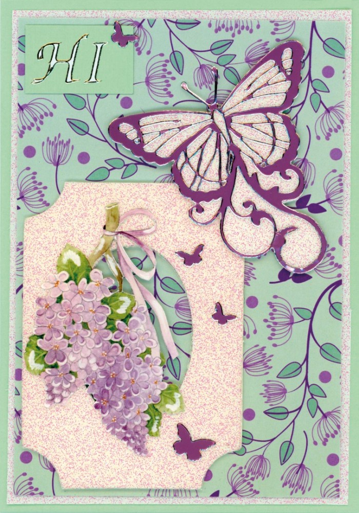 3D Cutting Sheet - Precious Marieke - Purple Blossom - Lilac