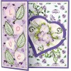 3D Push out Sheet - Precious Marieke - Purple Blossom - Violet