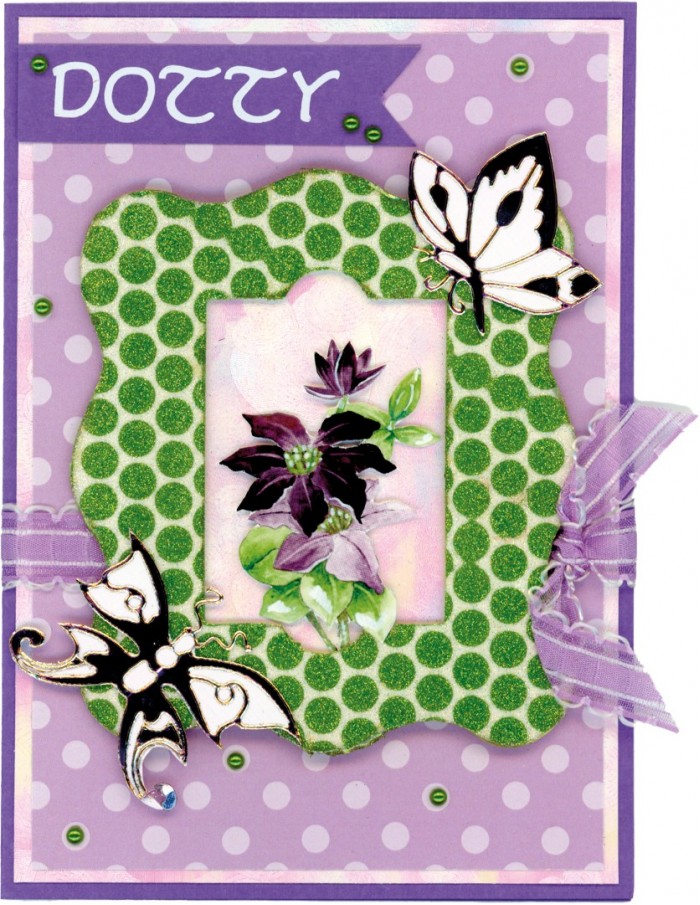 3D Cutting Sheet - Precious Marieke - Purple Blossom - Purple