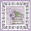 3D Cutting Sheet - Amy Design - Tulip Dreams - Purple Tulips