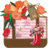 Stencil - Card Deco Essentials - Tulip Handbag - A4