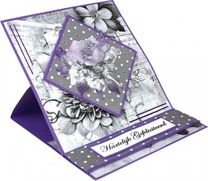 Paperpack - Berries Beauties - Black and White- A4