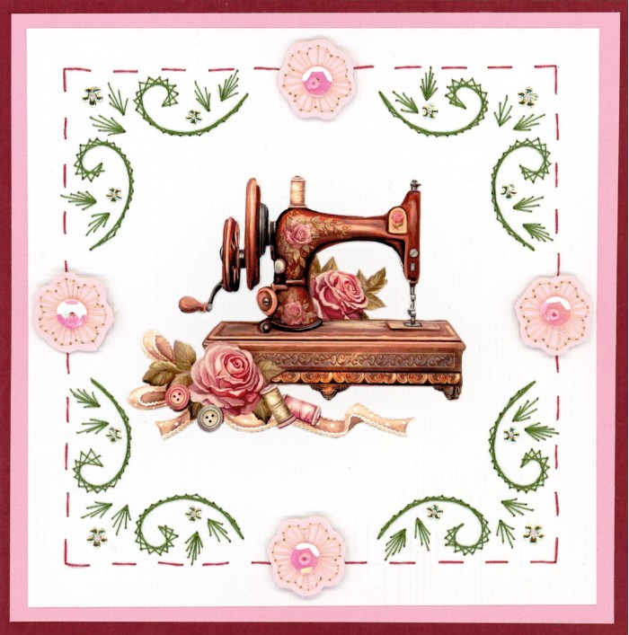 3D Push out Sheet - Amy Design - Sewing Serenity - Sewing Machine
