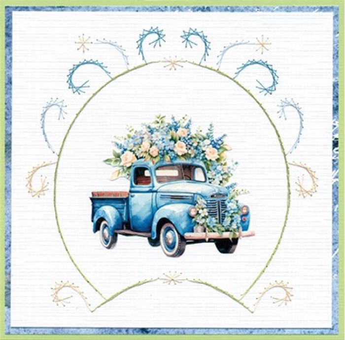 3D Pushout Sheet - Berries Beauties - Blue Meadow - Transport