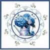 3D Cutting Sheet - Berries Beauties - Blue Meadow - Vase