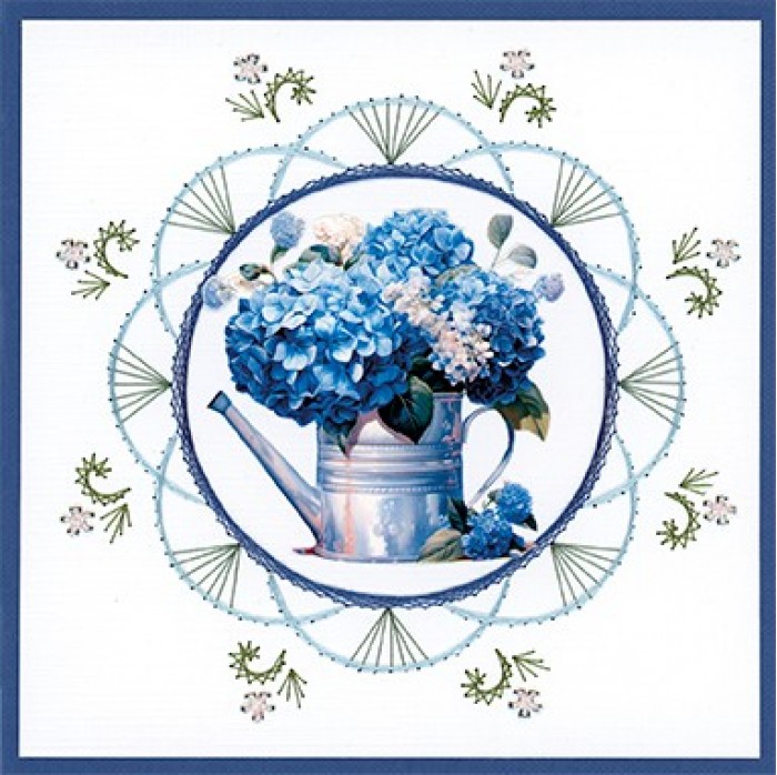 3D Cutting Sheet - Berries Beauties - Blue Meadow - Vase
