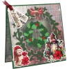 Linen Cardstock Pack - Yvonne Ceations - Floral Christmas- A4