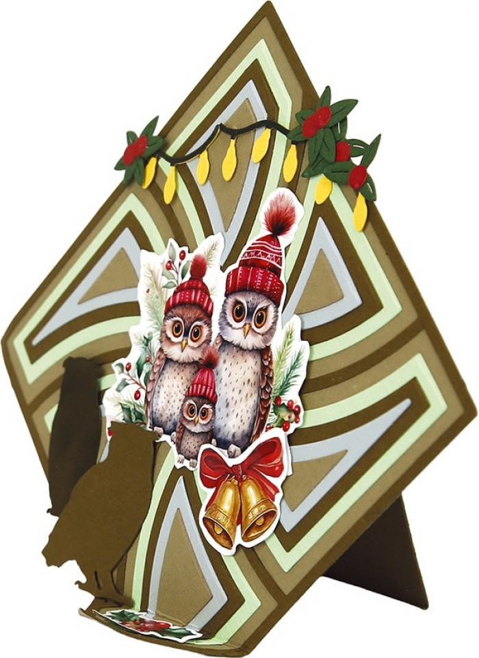 Paperpack - Berries Beauties - A Very Furry Christmas 20 x 20 cm