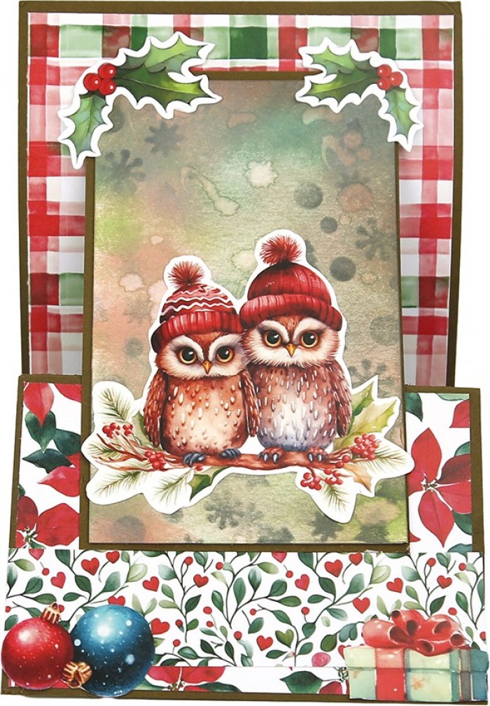 Paperpack - Berries Beauties - A Very Furry Christmas 20 x 20 cm