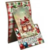 Stencil - Card Deco Essentials - A Very Furry Christmas - Very Furry Card - A4