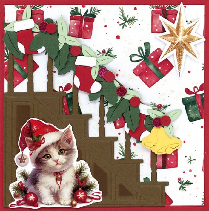 Dies - Berries Beauties - A Very Furry Christmas - Very Furry Stair