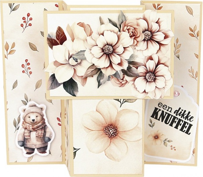 Linen Cardstock Pack - Berries Beauties - Cosy Winter - A4