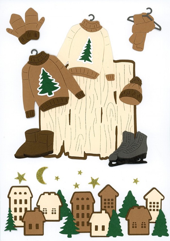 SET Hobbyjournaal 248 - Christmas Color Pack