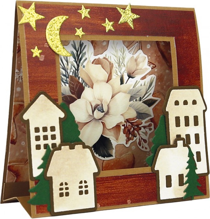 3D Cutting Sheet - Berries Beauties - Cosy WInter - Cosy Flowers