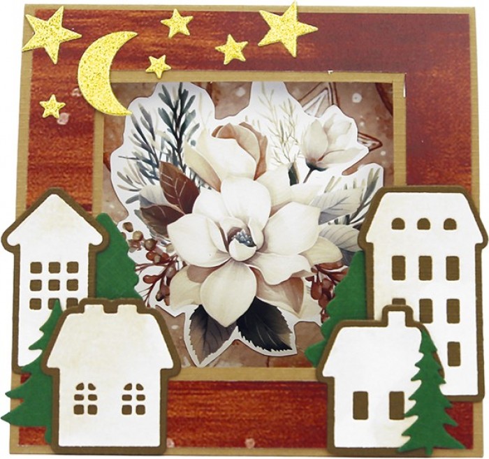 Linen Cardstock Pack - Berries Beauties - Cosy Winter - A4