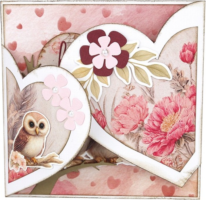 Stencil - Card Deco Essentials - Owlways Yours - Always Yours Card