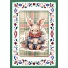 3D Pushout Sheet - Berries Beauties - Winter Bunnies - Drinking Bunnies