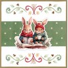 3D Pushout Sheet - Berries Beauties - Winter Bunnies - Bunnies Together