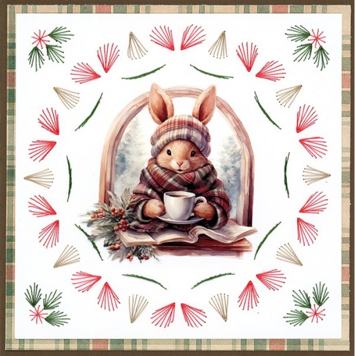 3D Cutting Sheet - Berries Beauties - Winter Bunnies - Mini