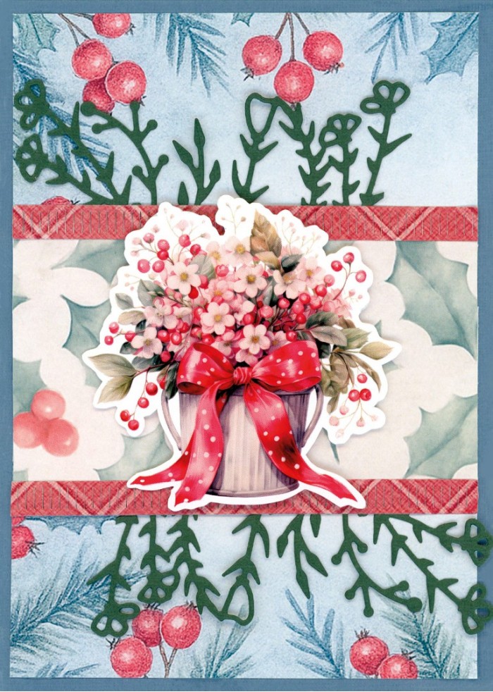3D Cutting Sheet - Berries Beauties - Frosted Florals - Tin