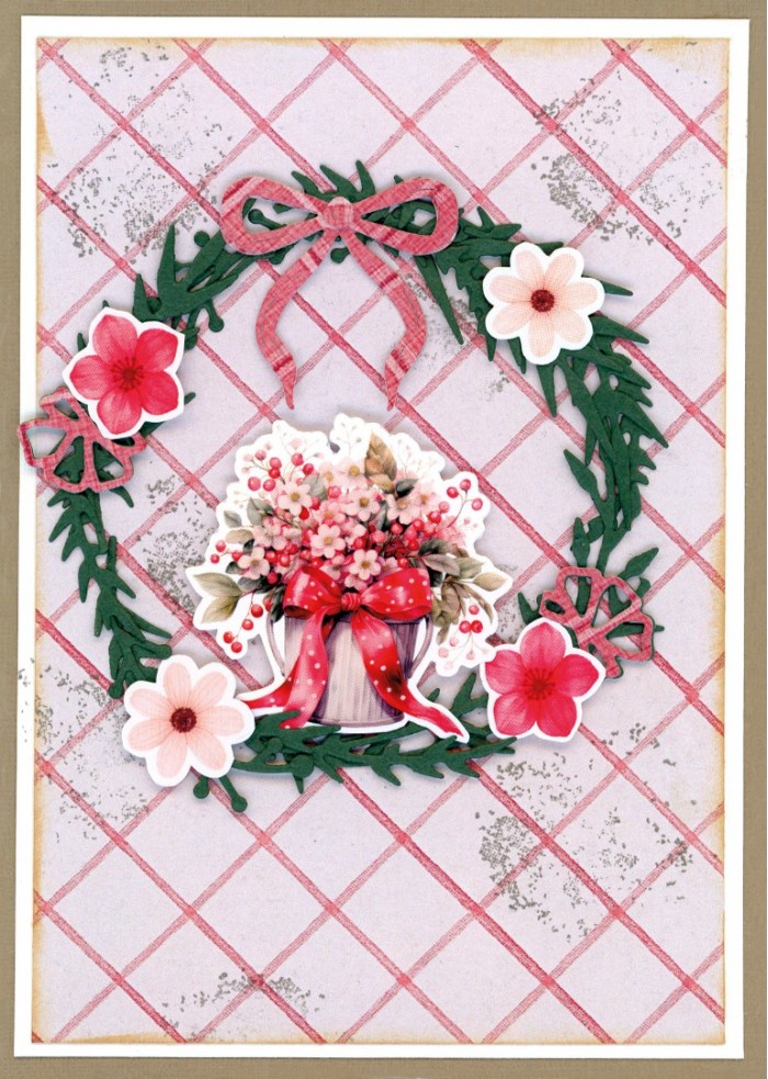 3D Cutting Sheet - Berries Beauties - Frosted Florals - Vase
