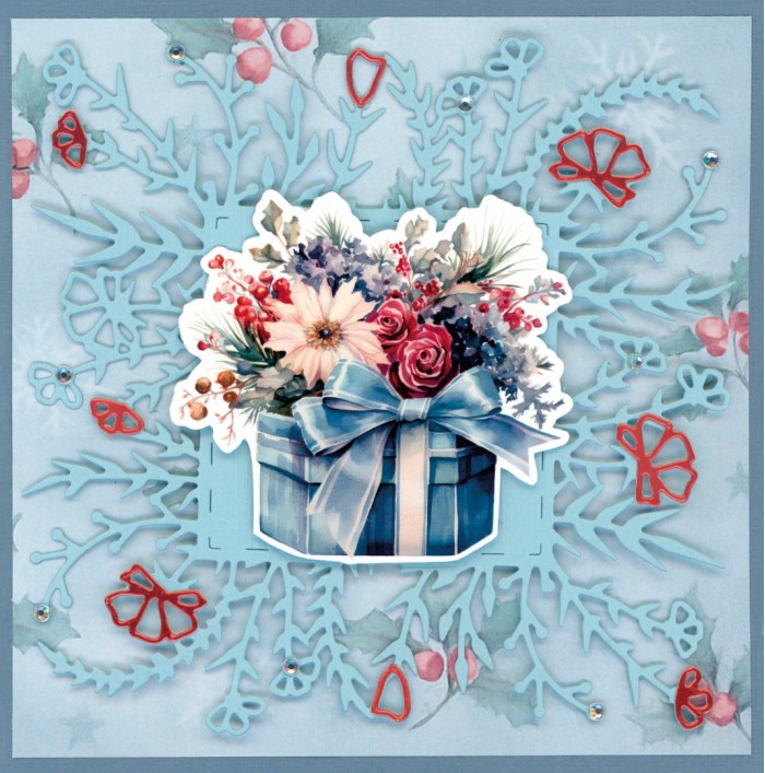 3D Cutting Sheet - Berries Beauties - Frosted Florals - Tin