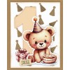 3D Push out Sheet - Berries Beauties - Teddy - Transport