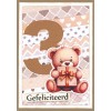 3D Push out Sheet - Berries Beauties - Teddy - Transport