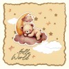 3D Push out Sheet - Berries Beauties - Teddy - Transport