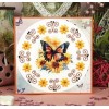 3D Push out Sheet - Berries Beauties - Flutter Flair - Yellow Flutters