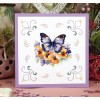 3D Push out Sheet - Berries Beauties - Flutter Flair - Purple Flutters