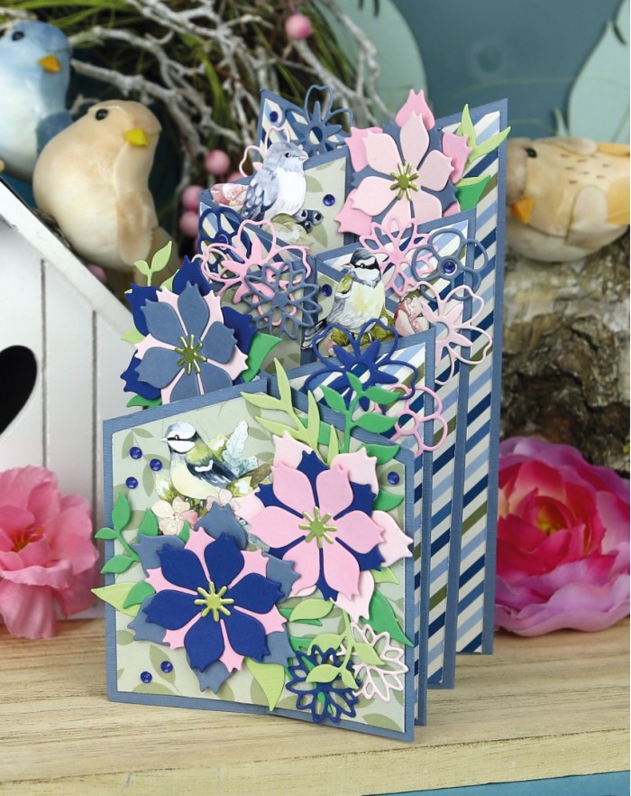 Dies - Precious Marieke- Navy Elegance - Elegance Flower