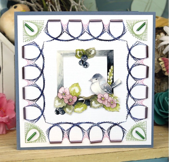 3D Cutting Sheet - Precious Marieke- Navy Elegance - Mini
