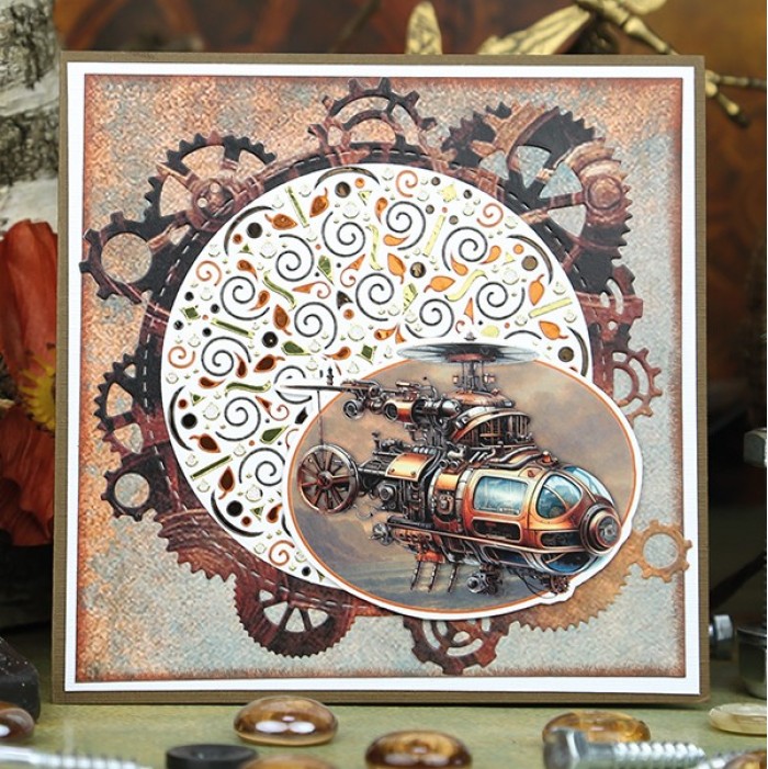 3D Cutting Sheet - Berries Beauties - Steampunk - In the Air
