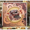Linen Cardstock Pack - Berries Beauties - Steampunk - A4