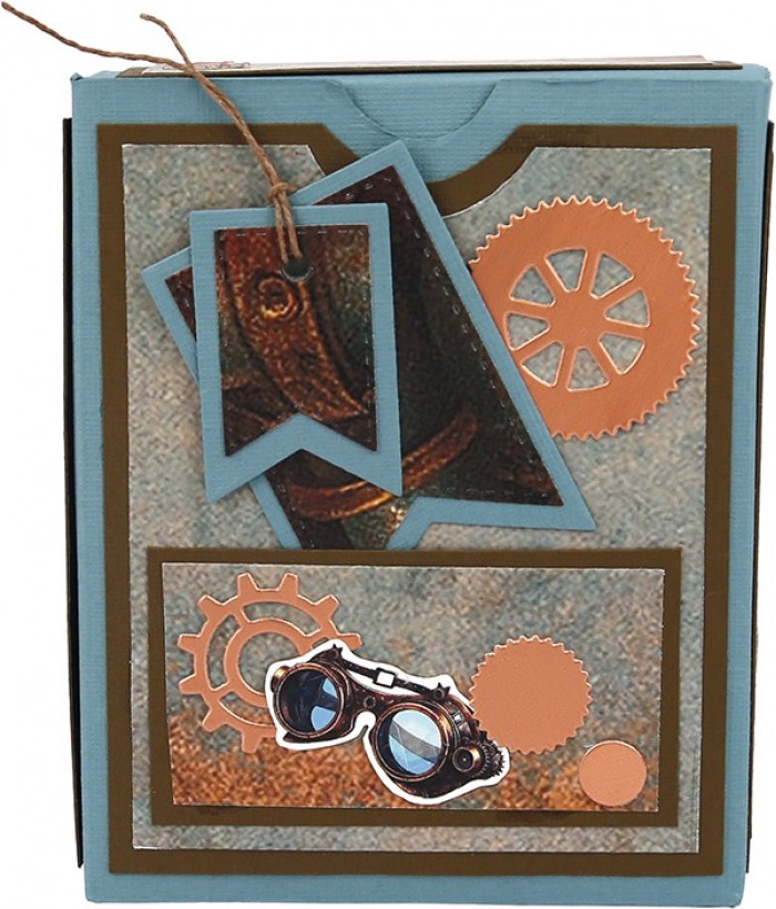 Linen Cardstock Pack - Berries Beauties - Steampunk - A4